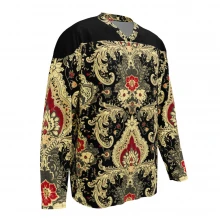 Paisley Scrolls Recycled hockey fan jersey