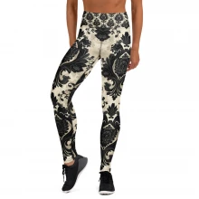 Victorian Pattern Yoga Leggings