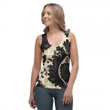 Victorian Pattern Sublimation Cut & Sew Tank Top