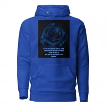 Blue Rose Prayer Unisex Hoodie
