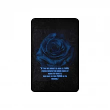 Blue Rose Prayer Sherpa blanket