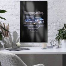 "Money Can't Buy Happiness" quote Metal prints