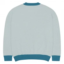 "Money Can't Buy Happiness" quote Relaxed fit knitted crew neck sweater