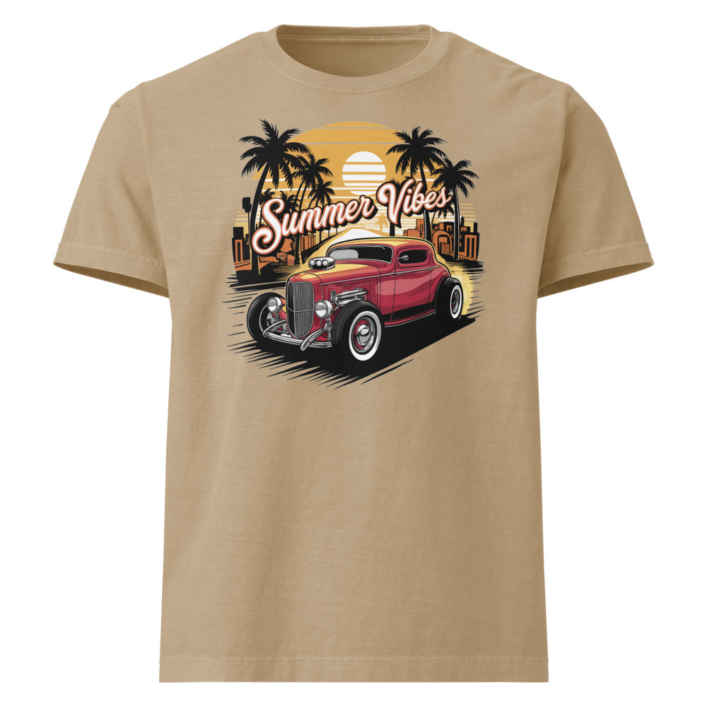 Summer Vibes Classic Car Unisex oversized t-shirt