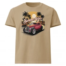 Summer Vibes Classic Car Unisex oversized t-shirt