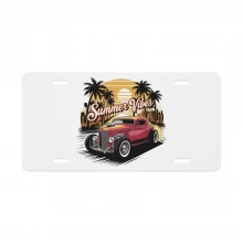 Summer Vibes Classic Car Vanity license plate