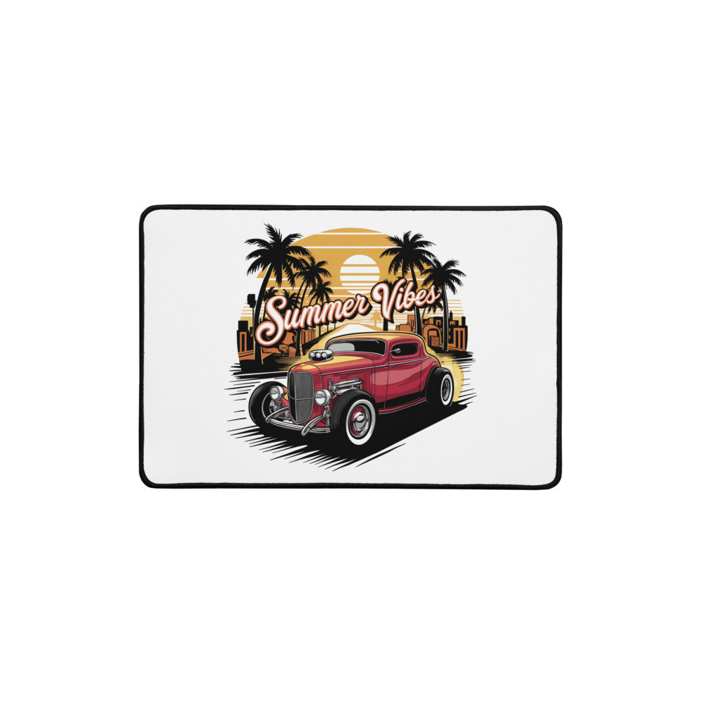 Summer Vibes Classic Car Desk mat
