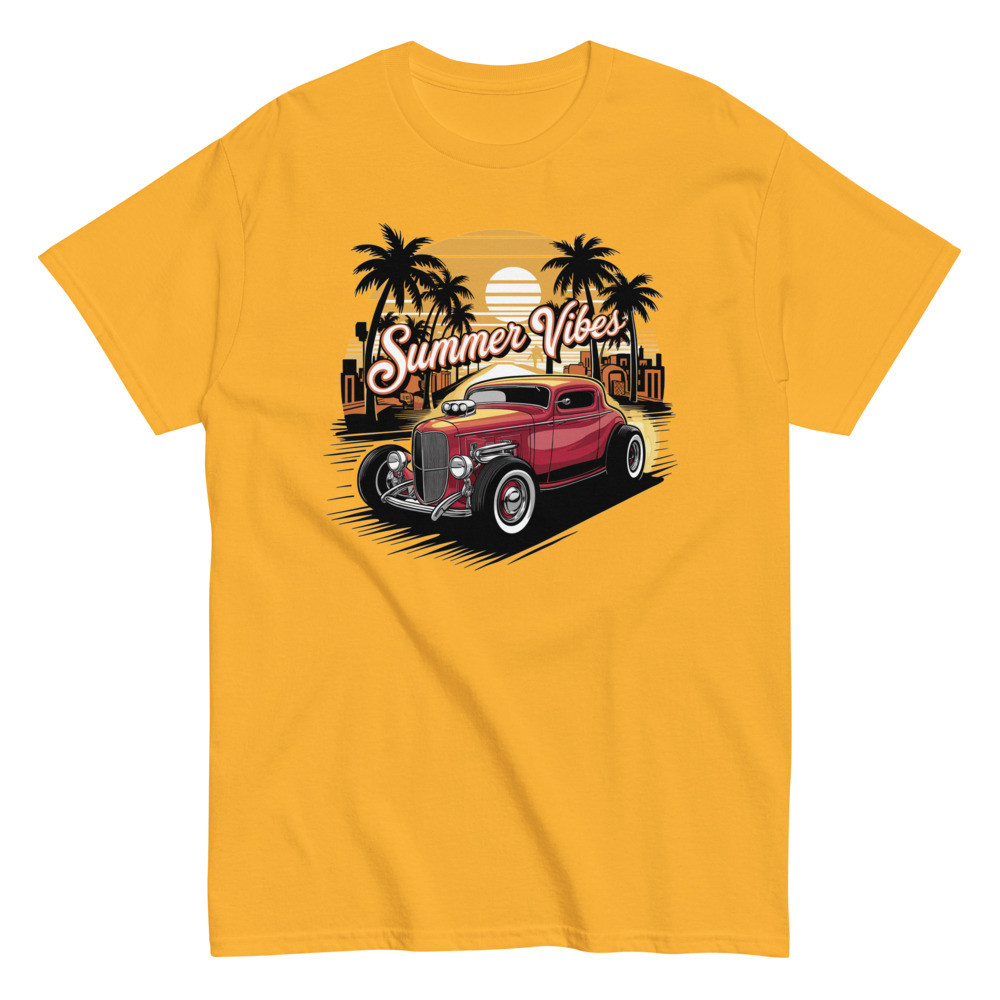 Summer Vibes Classic Car Unisex classic tee