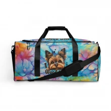 Tie-Dye Cute Puppy Duffle bag