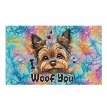 Tie-Dye Cute Puppy Flag