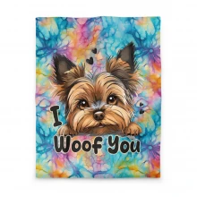 Tie-Dye Cute Puppy Duvet cover