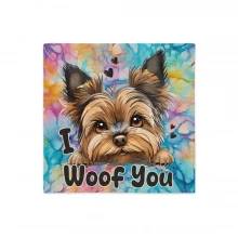 Tie-Dye Cute Puppy Premium Pillow Case