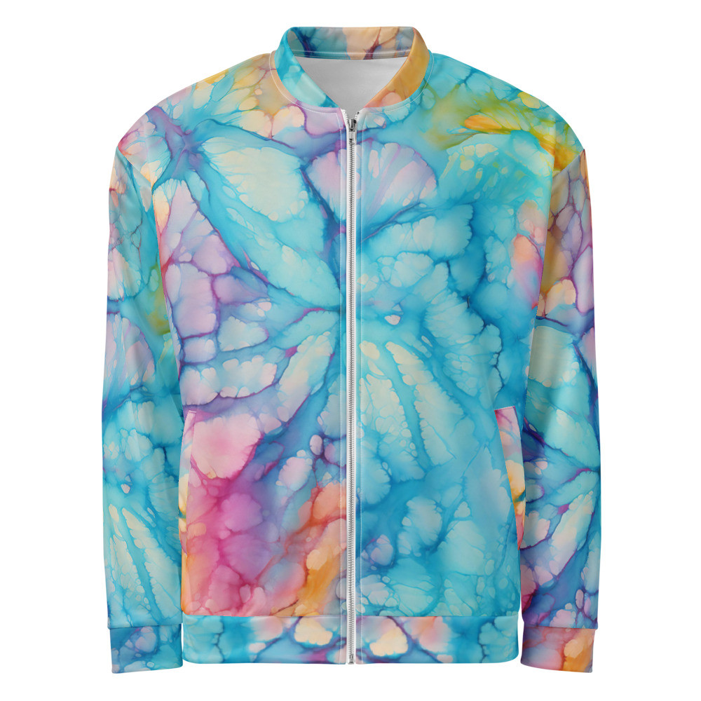 Tie-Dye Unisex Bomber Jacket