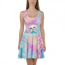 I Woof You Puppy Skater Dress
