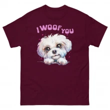 I Woof You Puppy Unisex classic tee