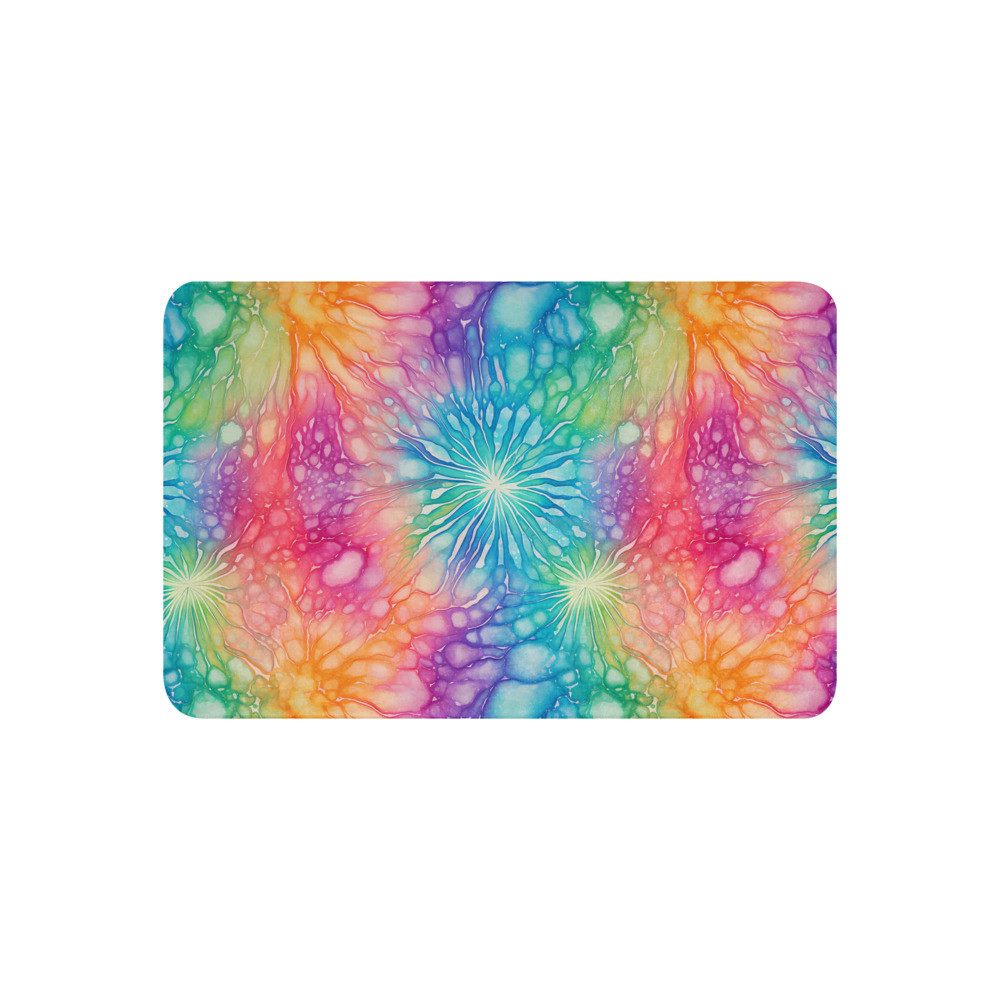 Tie-Dye Sherpa blanket