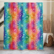Tie-Dye Shower curtain