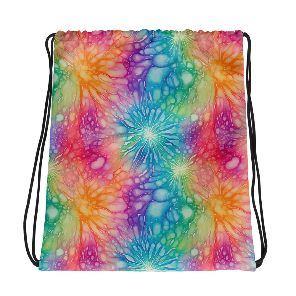 Tie-Dye Drawstring bag