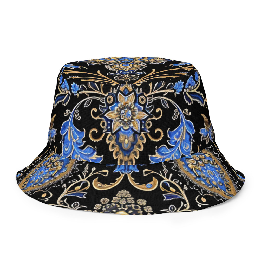Persian Paisley Palace Reversible bucket hat