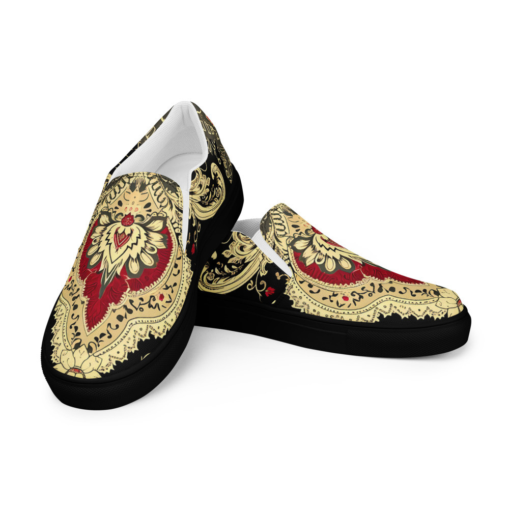 Persian Paisley Palace Women’s slip-on canvas shoes