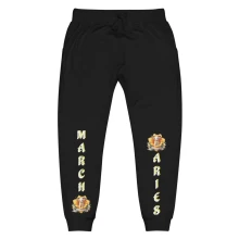 Aries April Astrology Sign Unisex fleece sweatpants
