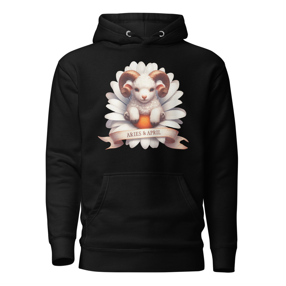 Aries April Astrological Sign Unisex Hoodie