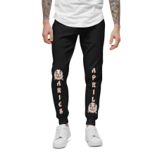 Aries April Astrological Sign Unisex fleece sweatpants