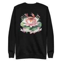 Cancer July Astrological Sign Unisex Premium Sweatshirt
