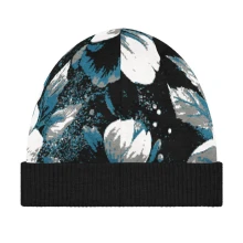 Lavish Chic Florals Knitted beanie
