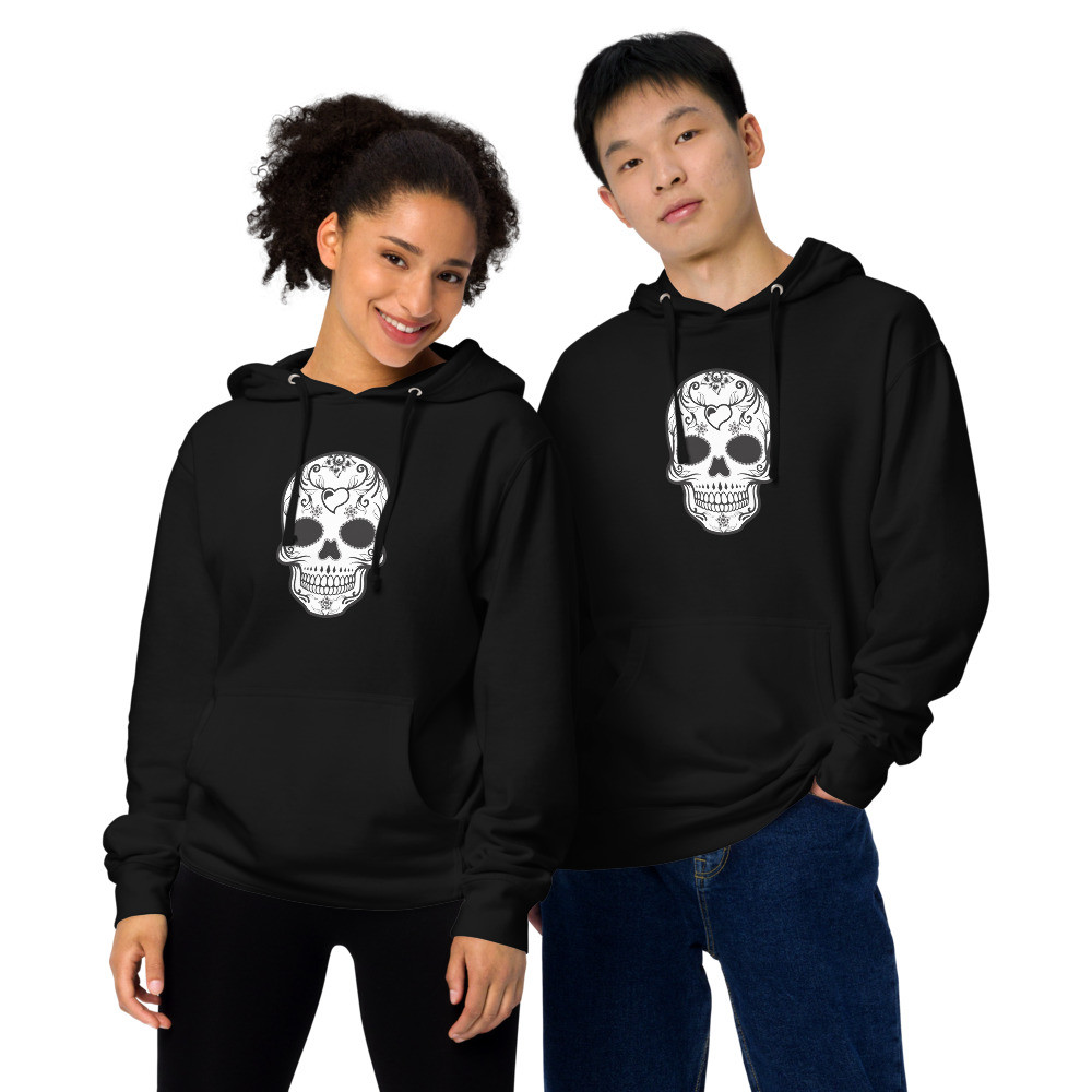 Unisex midweight hoodie Skull