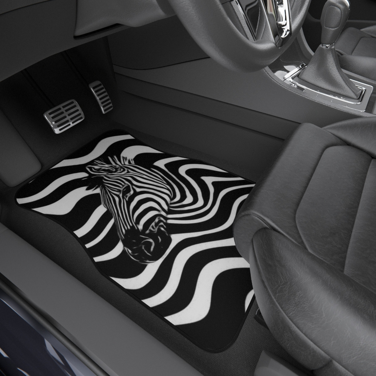 Car Mats (Set of 4) Zebra