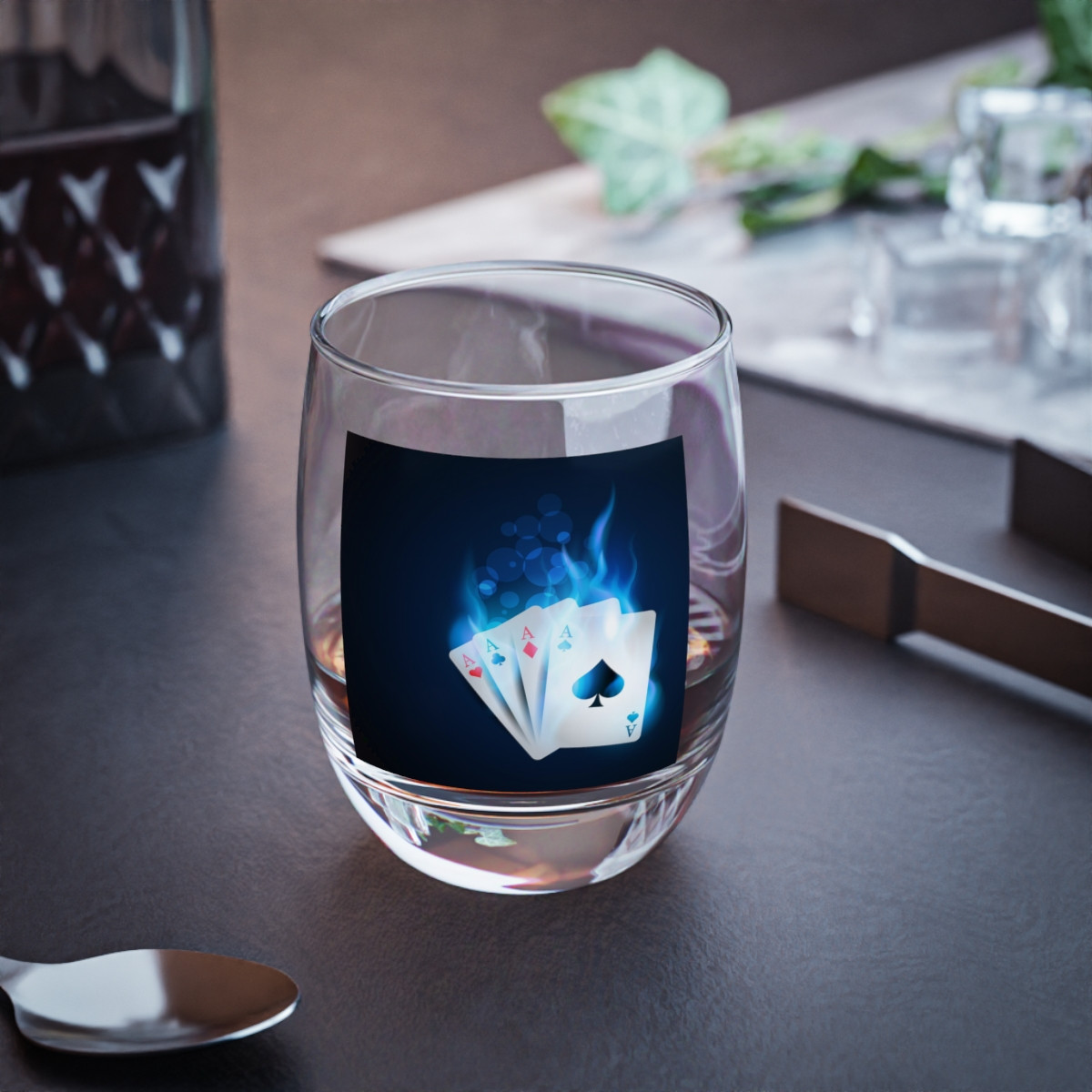 Whiskey Glass Aces