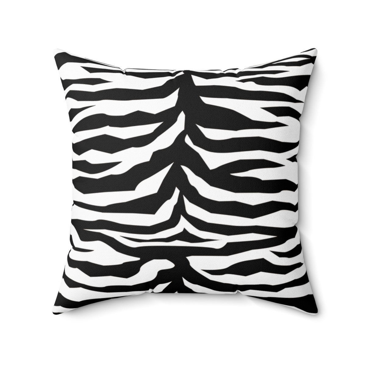 Spun Polyester Square Pillow Tiger