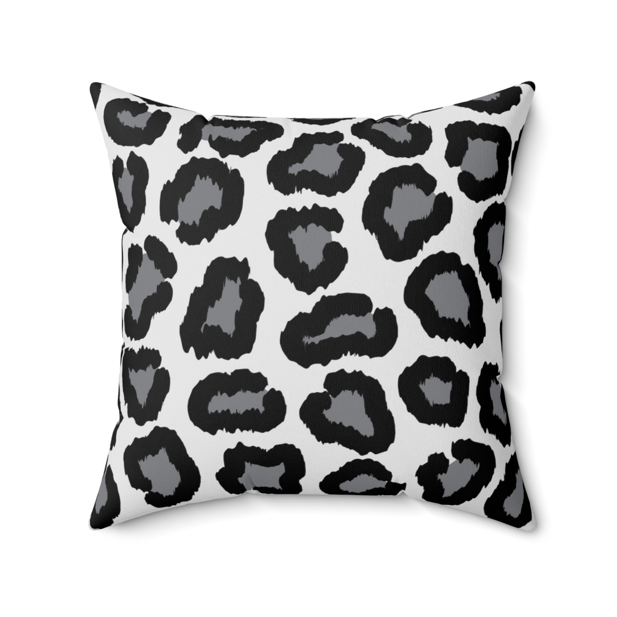Spun Polyester Square Pillow Leopard decoration 