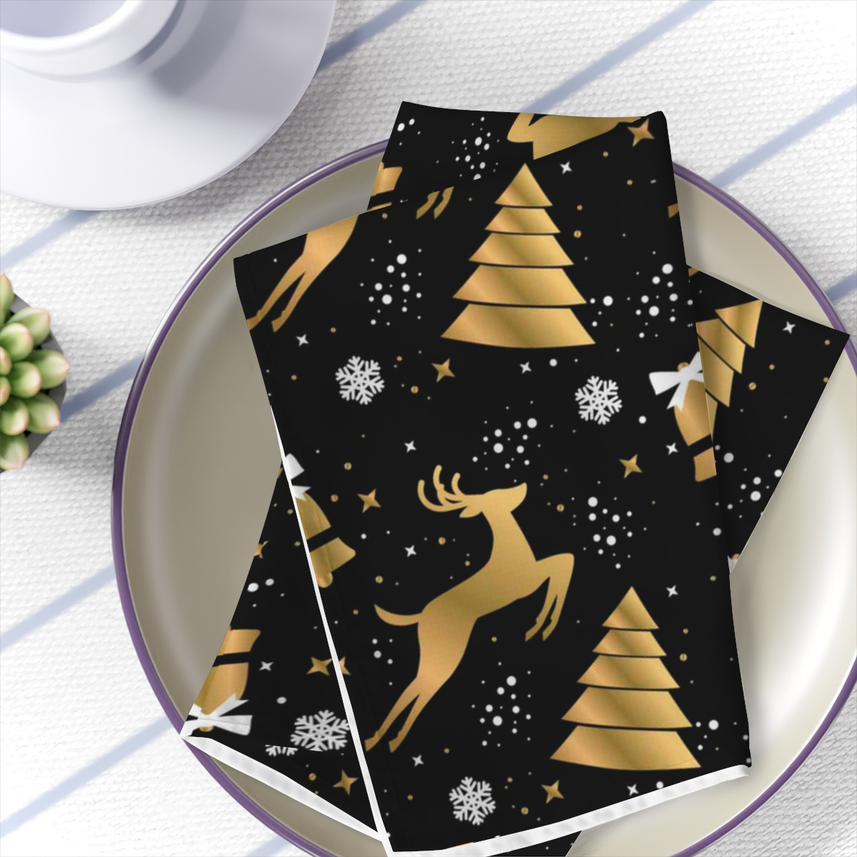 Napkins Christmas Reindeer 