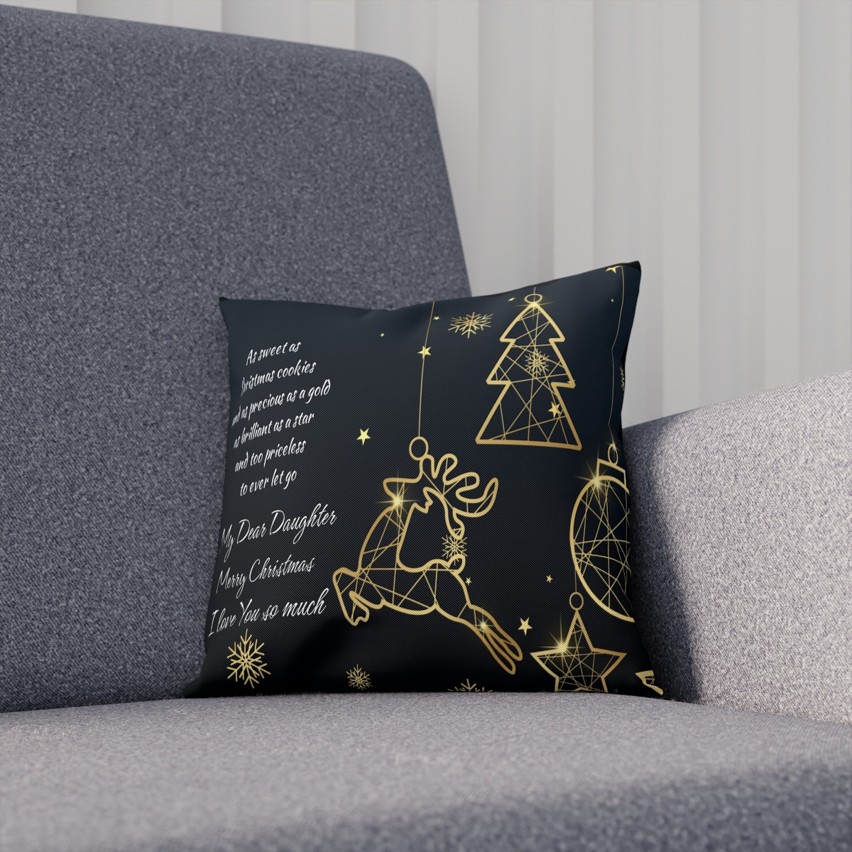 Cushion Merry Christmas my sweet Daughter 