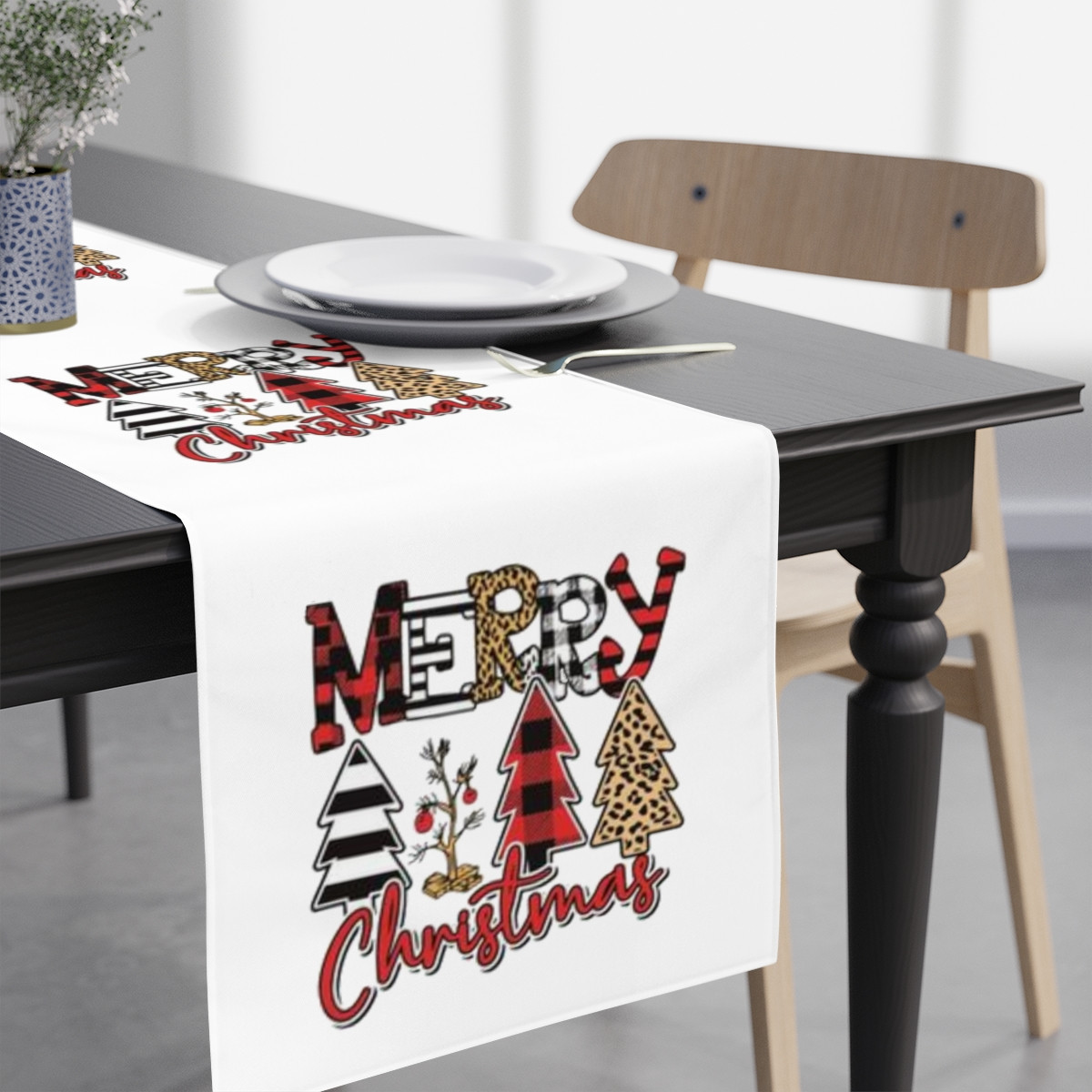 Merry Christmas Table Runner