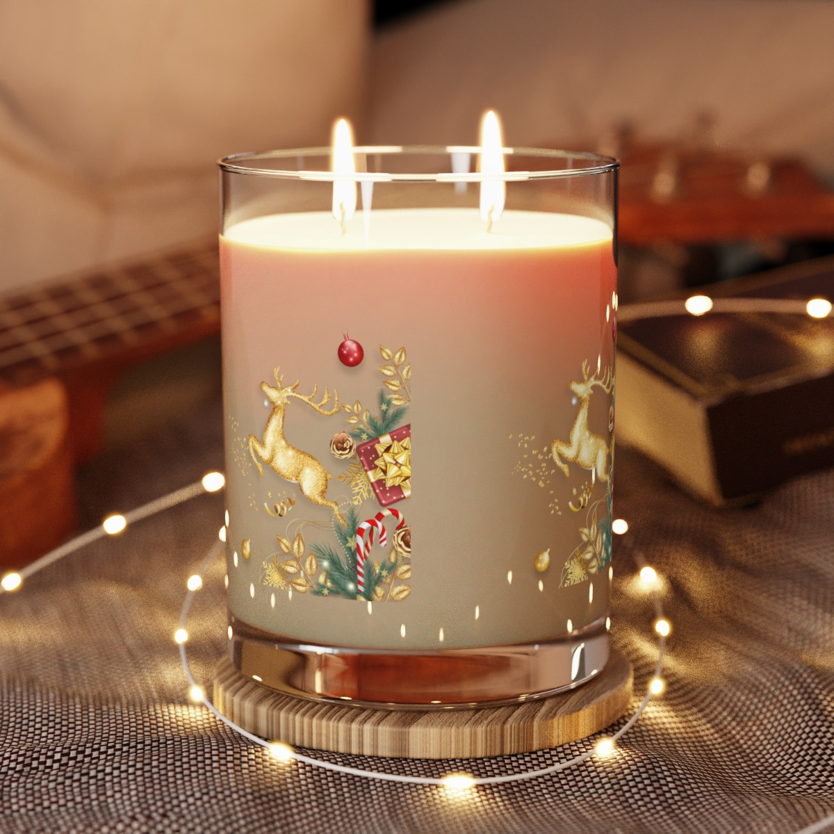 Scented Candle, 11oz Christmas Reindeer 