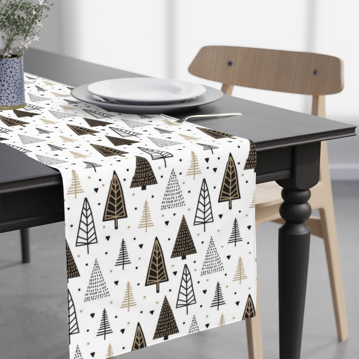 Table Runner Christmas trees 