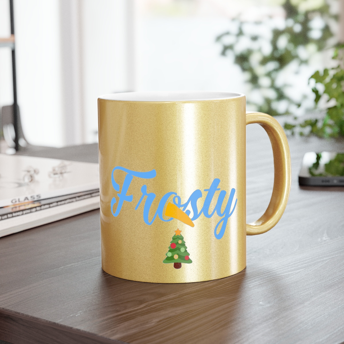 Metallic Mug (Silver / Gold) Frosty 