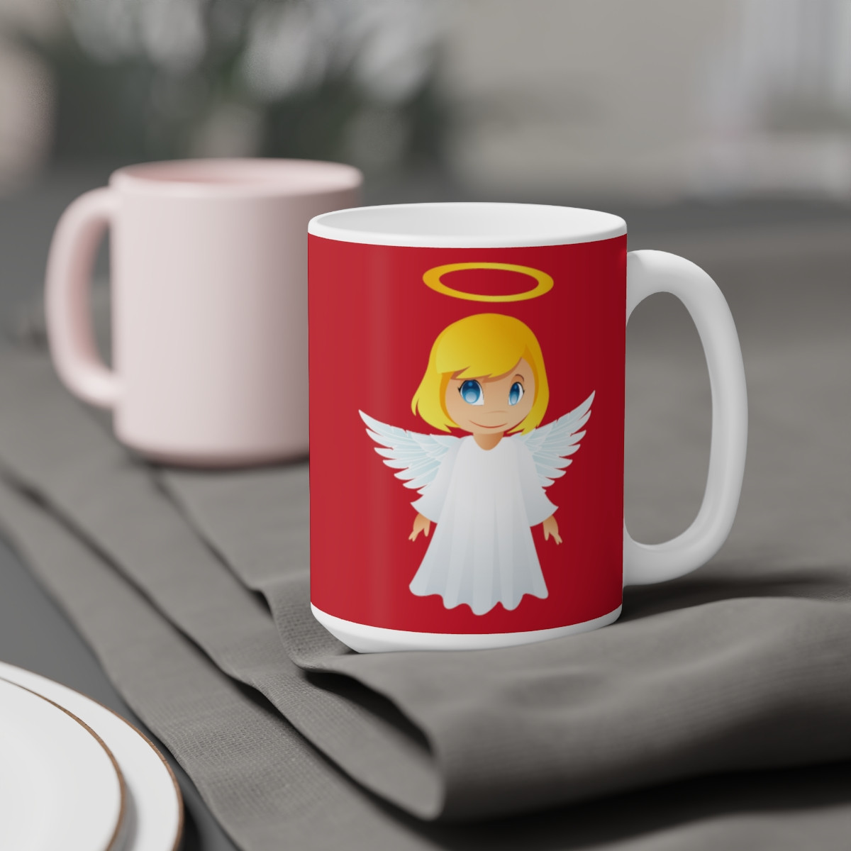 Ceramic Mugs (11oz / 15oz) Angel