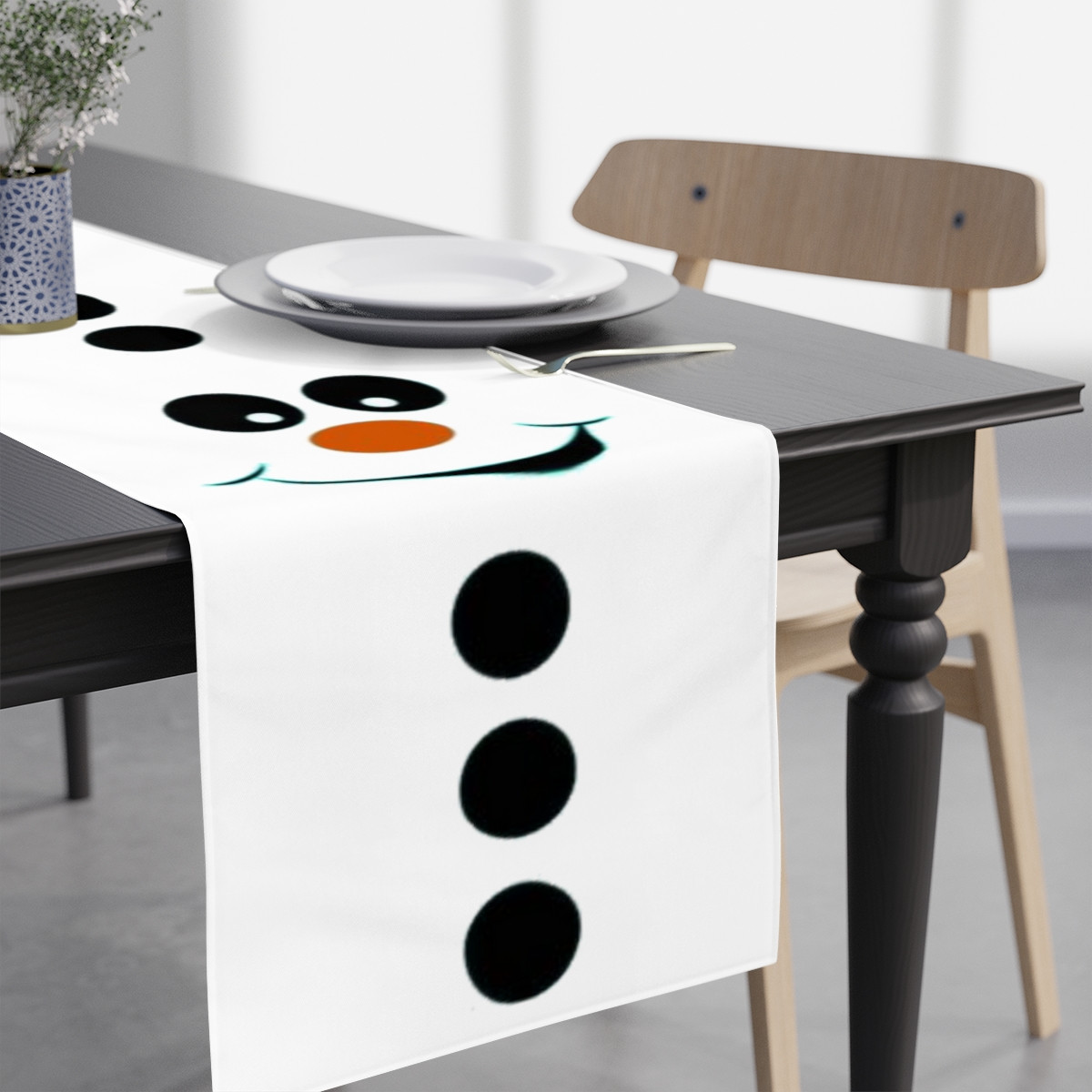 Table Runner Snowman
