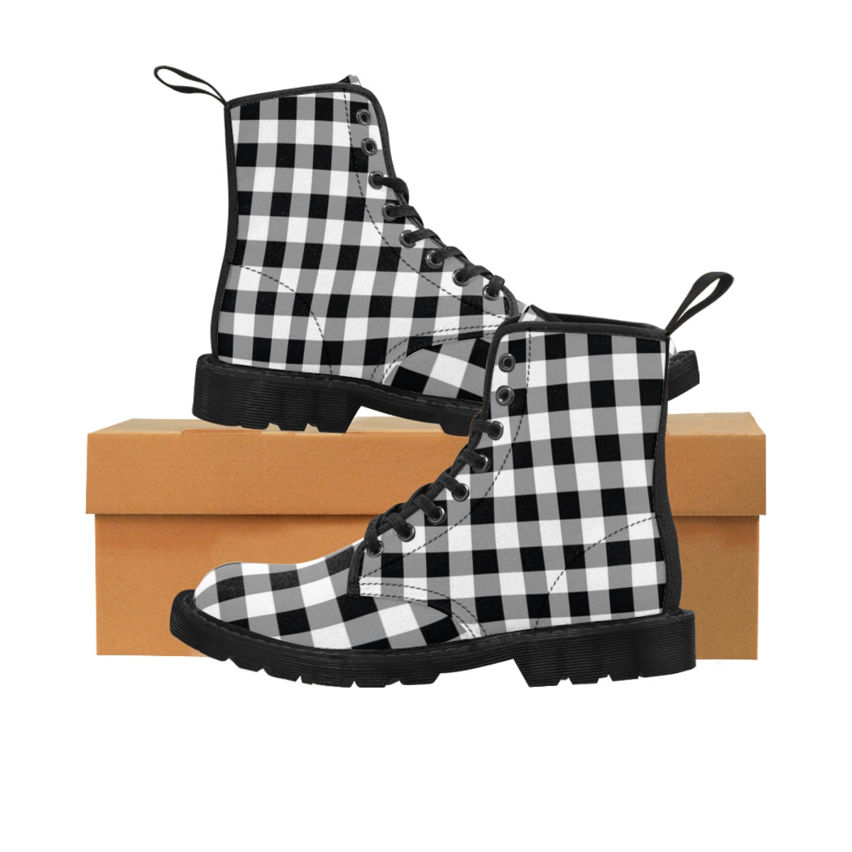 Women's Canvas Boots Christmas time