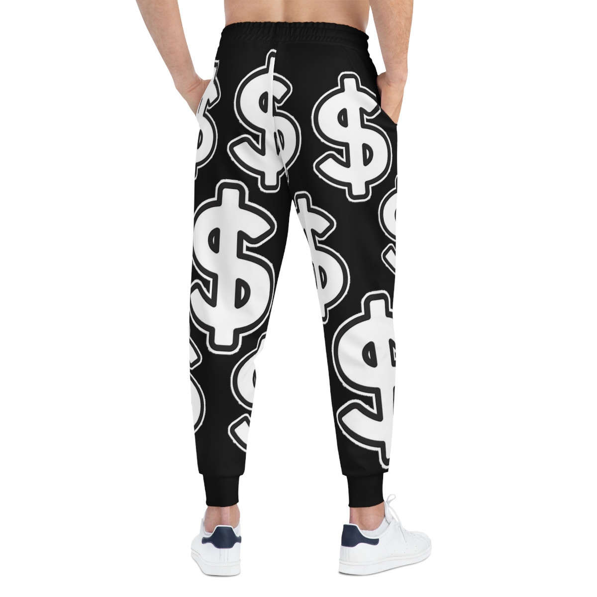 Athletic Joggers (AOP) Dollars decoration