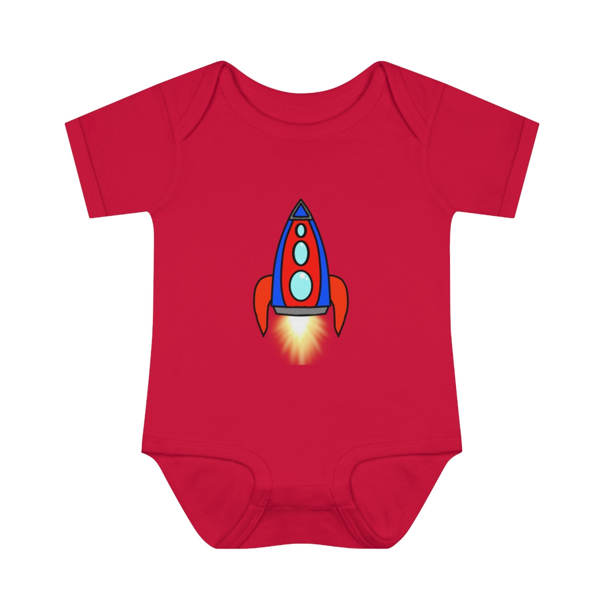 Infant Baby Rib Bodysuit Rocket