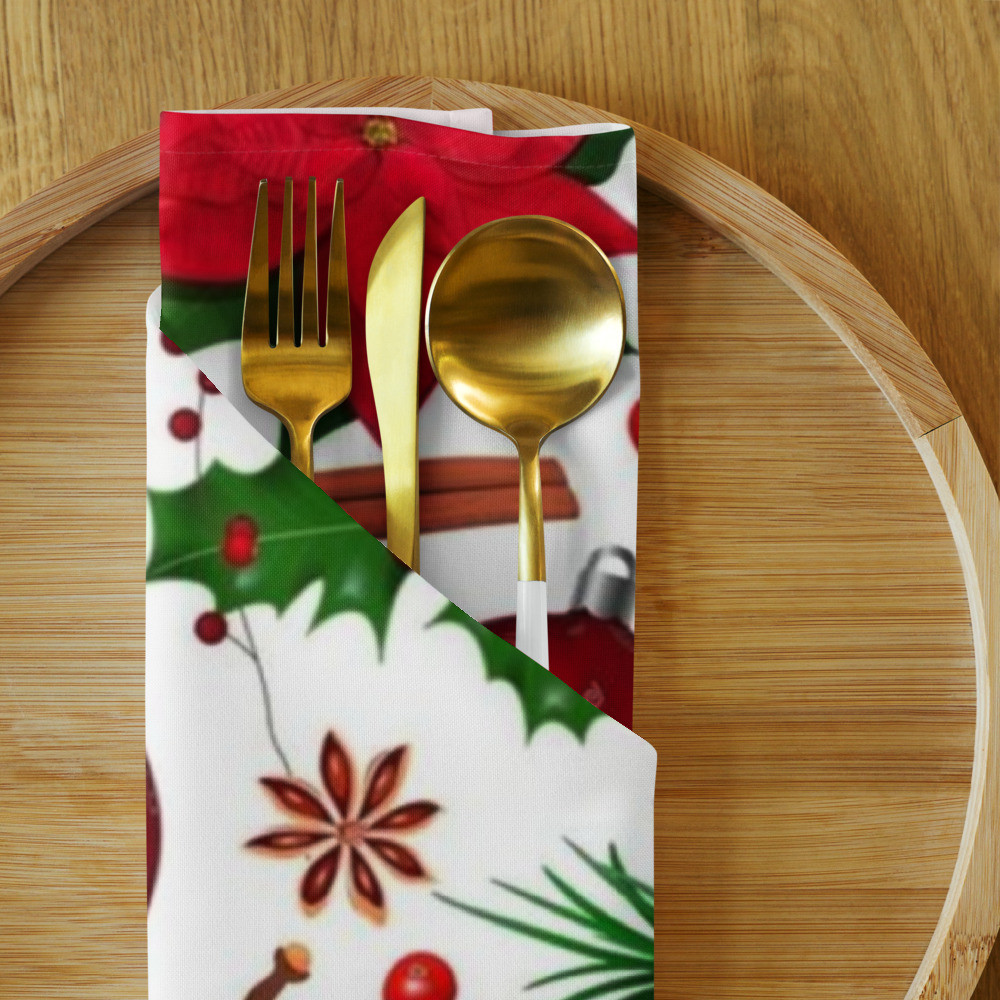 Christmas pattern Cloth napkin set