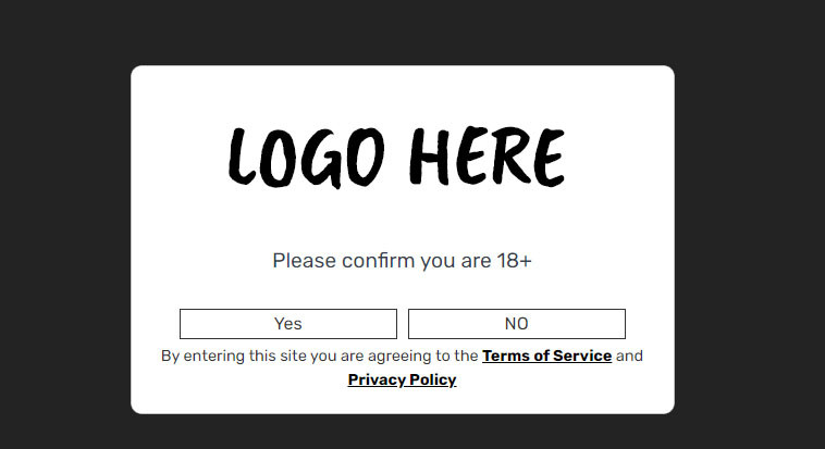 Pop Up Warning