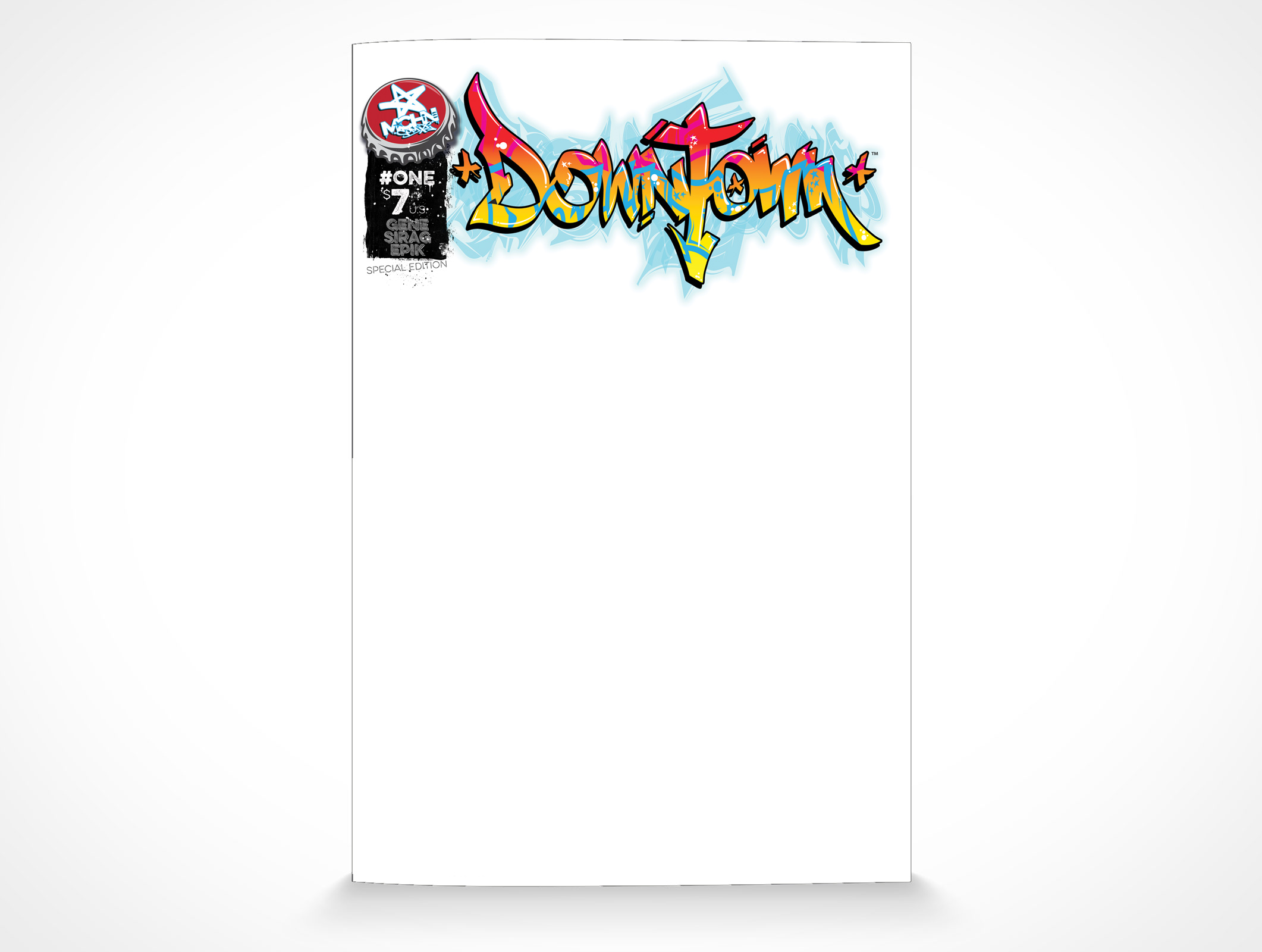DOWNTOWN #1 - Sketch Cover