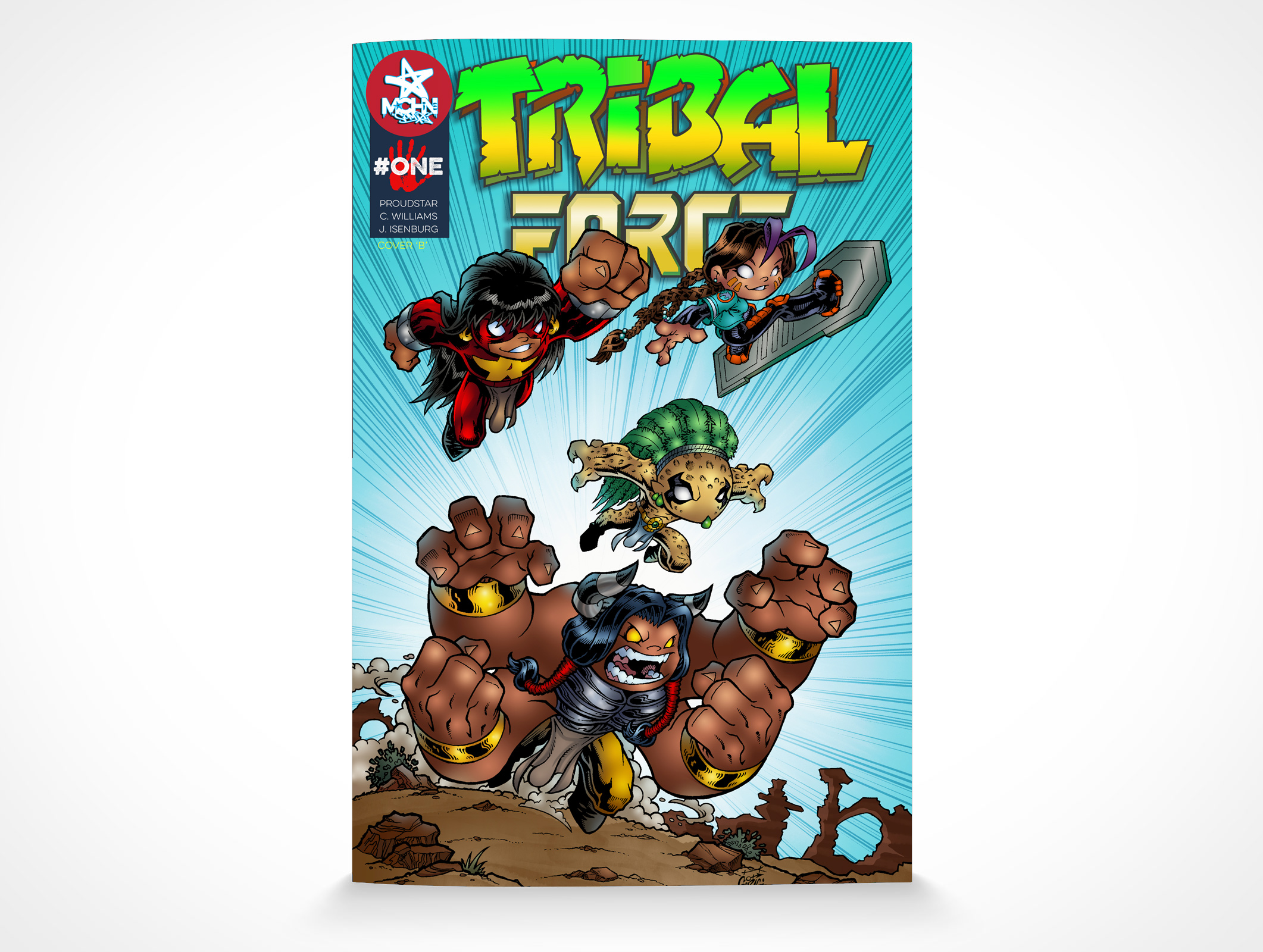 TRIBAL FORCE #1, Cover B