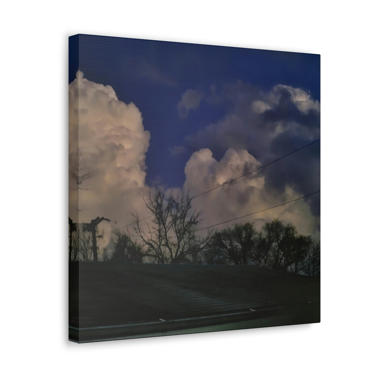 "Rooftop Skies" on Canvas